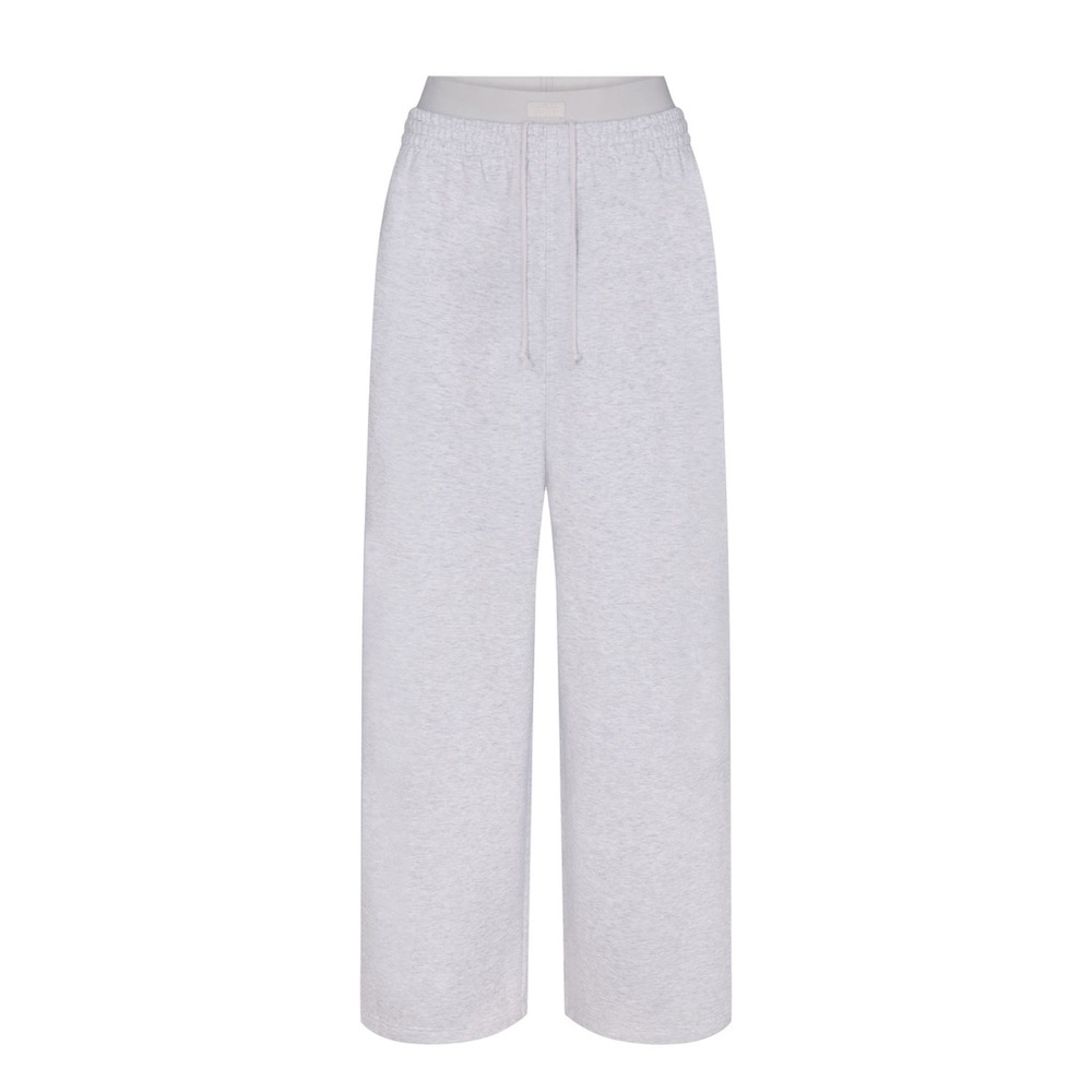 Skims Oversized Double Waistband Fleece Pant size S